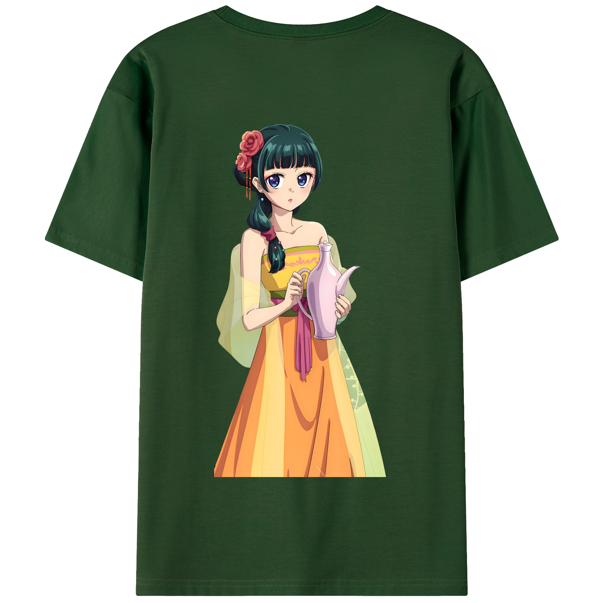（画像用） 薬屋のひとりごと The Apothecary Diaries 綿100％半袖Tシャツ（背面プリント）